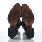 Vintage 90s Leather Cowboy Western Boots CRISTOBAL ROMERO カウボーイ ウエスタンブーツ 27.5cm ステッチ 刺繍 9622