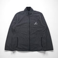 NAUTICA Full Zip Fleece Jacket XL Gray Drawcord