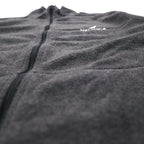 NAUTICA Full Zip Fleece Jacket XL Gray Drawcord