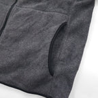 NAUTICA Full Zip Fleece Jacket XL Gray Drawcord