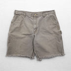 carhartt カットオフ ダックペインター ショートパンツ ハーフパンツ L ベージュ Dungaree Fit ニカラグア戦