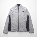 THE NORTH FACE POLARTEC Fleece Jacket L Gray Drawcord A7SP US Standard