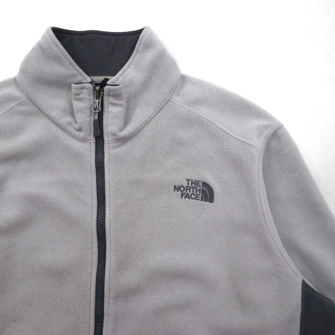 THE NORTH FACE POLARTEC Fleece Jacket L Gray Drawcord A7SP US Standard