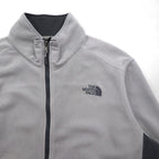 THE NORTH FACE POLARTEC Fleece Jacket L Gray Drawcord A7SP US Standard