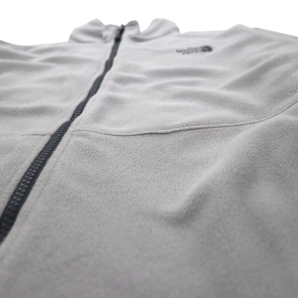 THE NORTH FACE POLARTEC Fleece Jacket L Gray Drawcord A7SP US Standard