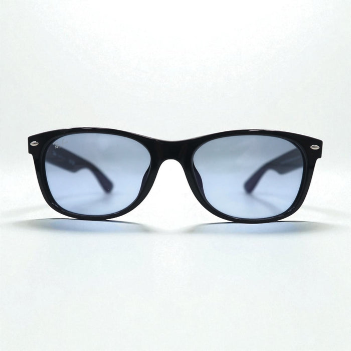 Ray-Ban New Wayfarer Wellington Sunglasses RB2132-F 601/64 55-18 140 1N Made in Italy