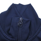 NIKE ダブルジップ トラックジャケット ジャージ M ネイビー サイドライン 649772-451