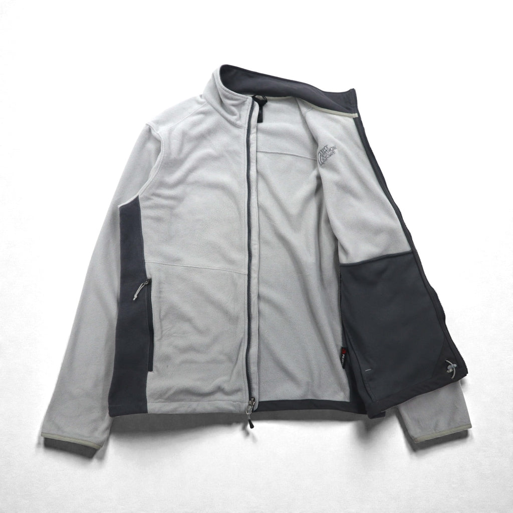 THE NORTH FACE POLARTEC Fleece Jacket L Gray Drawcord A7SP US Standard