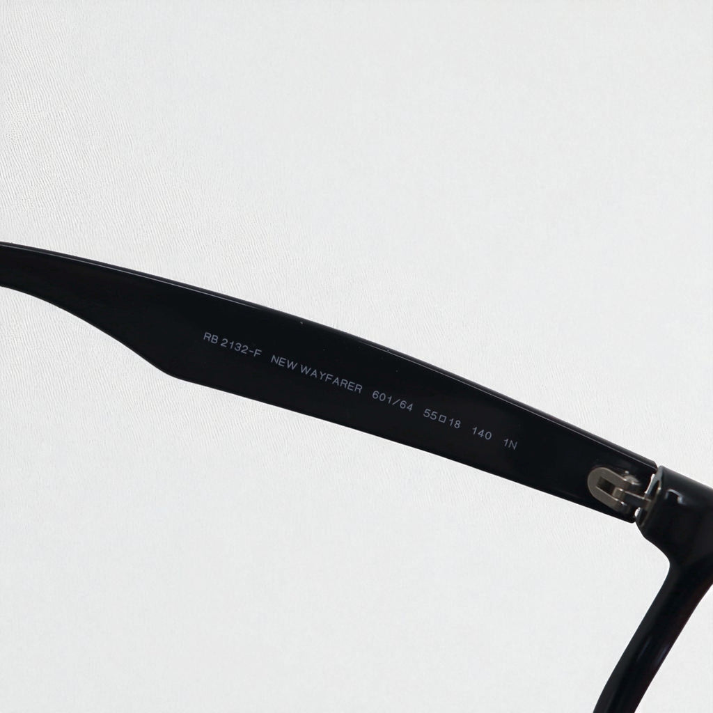 Ray-Ban ニューウェイファーラー NEW WAYFARER ウェリントン サングラス RB2132-F 601/64 55-18 140 1N イタリア製