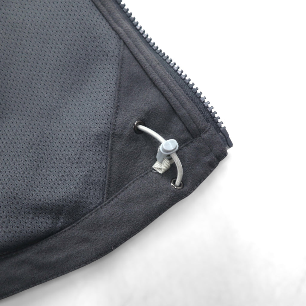 THE NORTH FACE POLARTEC Fleece Jacket L Gray Drawcord A7SP US Standard