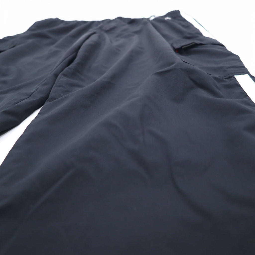 Champion 90s Cargo Track Pants Jersey L Black Side Line Pocket 3 Color Tag