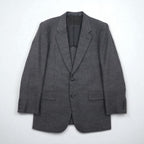 80s Japan Vintage 2-Piece Suit HOKO 80年代 日本製 セットアップ スーツ L グレー ウール