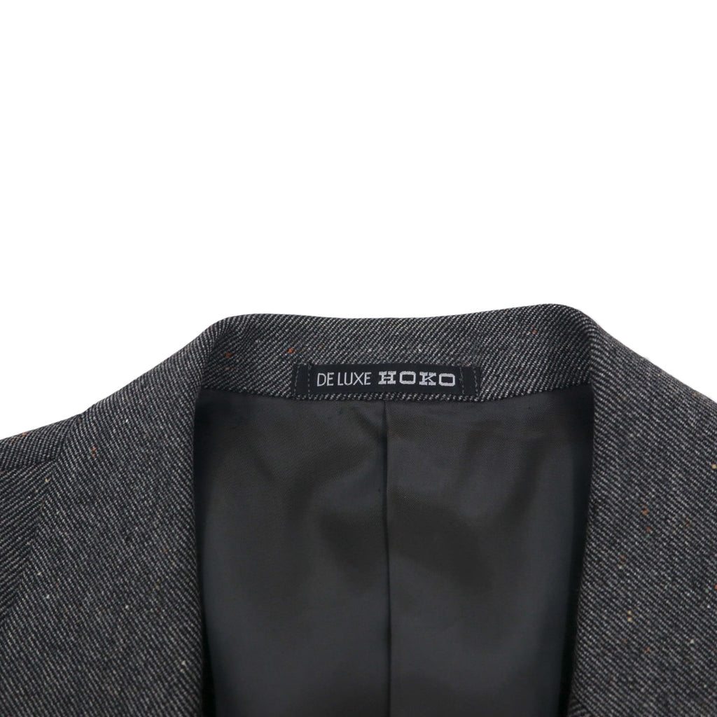 80s Japan Vintage 2-Piece Suit HOKO 80年代 日本製 セットアップ スーツ L グレー ウール