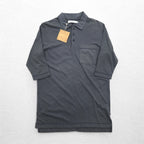 SUBTLE polo shirt S size grey chest pocket silver and gold available made in Japan unused