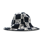 WEIRDO リバーシブル チューリップハット バケットハット ブラック INTIALS HAT WRD-17-SS-605