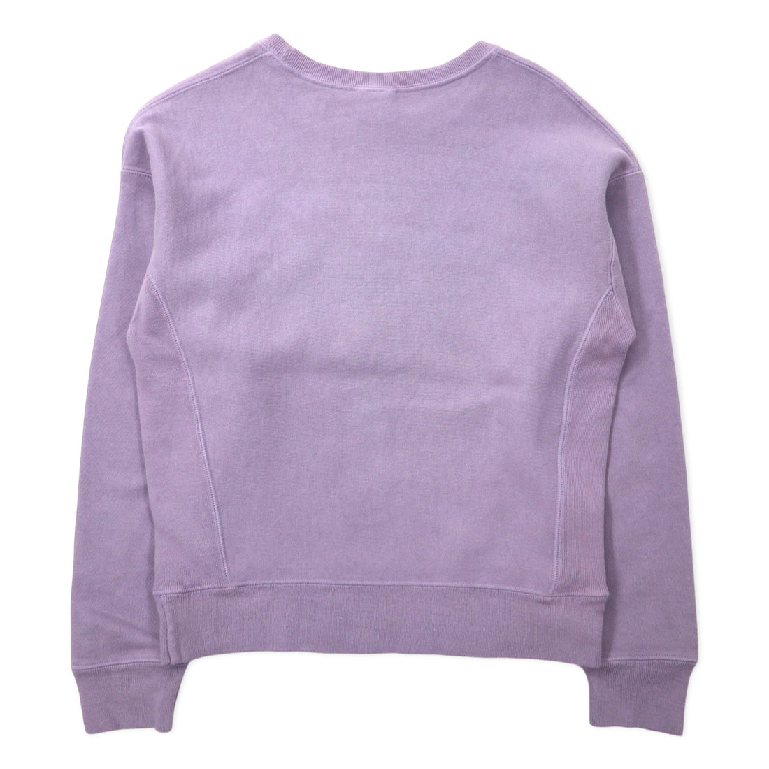 Champion Reverse Weave Sweatshirt L Purple Cotton Fleece Lining Solid Color Tag Reprint Script Logo Made in Honduras