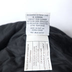AMANATI Leather Switch Melton Stadium Jacket L Black Wool Leather HAMPTON'S