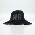 WEIRDO リバーシブル チューリップハット バケットハット ブラック INTIALS HAT WRD-17-SS-605