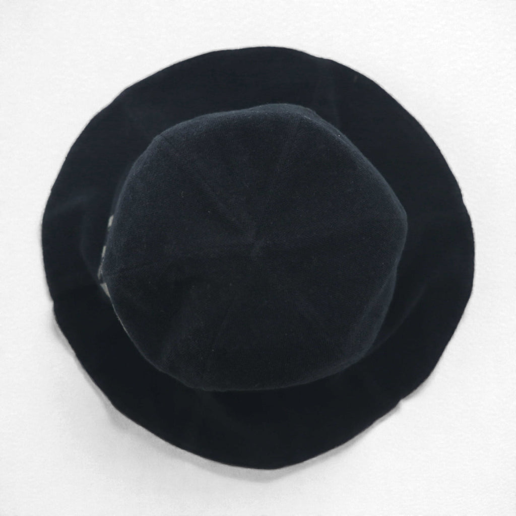 WEIRDO リバーシブル チューリップハット バケットハット ブラック INTIALS HAT WRD-17-SS-605