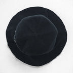 WEIRDO リバーシブル チューリップハット バケットハット ブラック INTIALS HAT WRD-17-SS-605