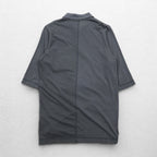 SUBTLE polo shirt S size grey chest pocket silver and gold available made in Japan unused