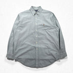 Ralph Lauren 90s Oxford Button-Down Shirt, XL, Green, YARMOUTH Small Pony Embroidery