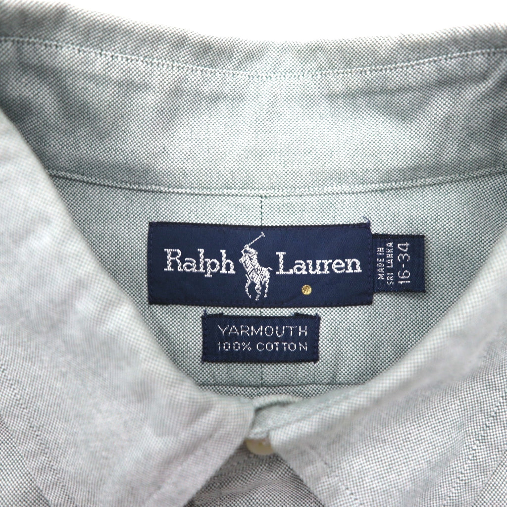 Ralph Lauren 90s Oxford Button-Down Shirt, XL, Green, YARMOUTH Small Pony Embroidery