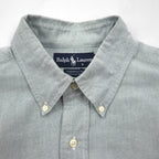 Ralph Lauren 90s Oxford Button-Down Shirt, XL, Green, YARMOUTH Small Pony Embroidery