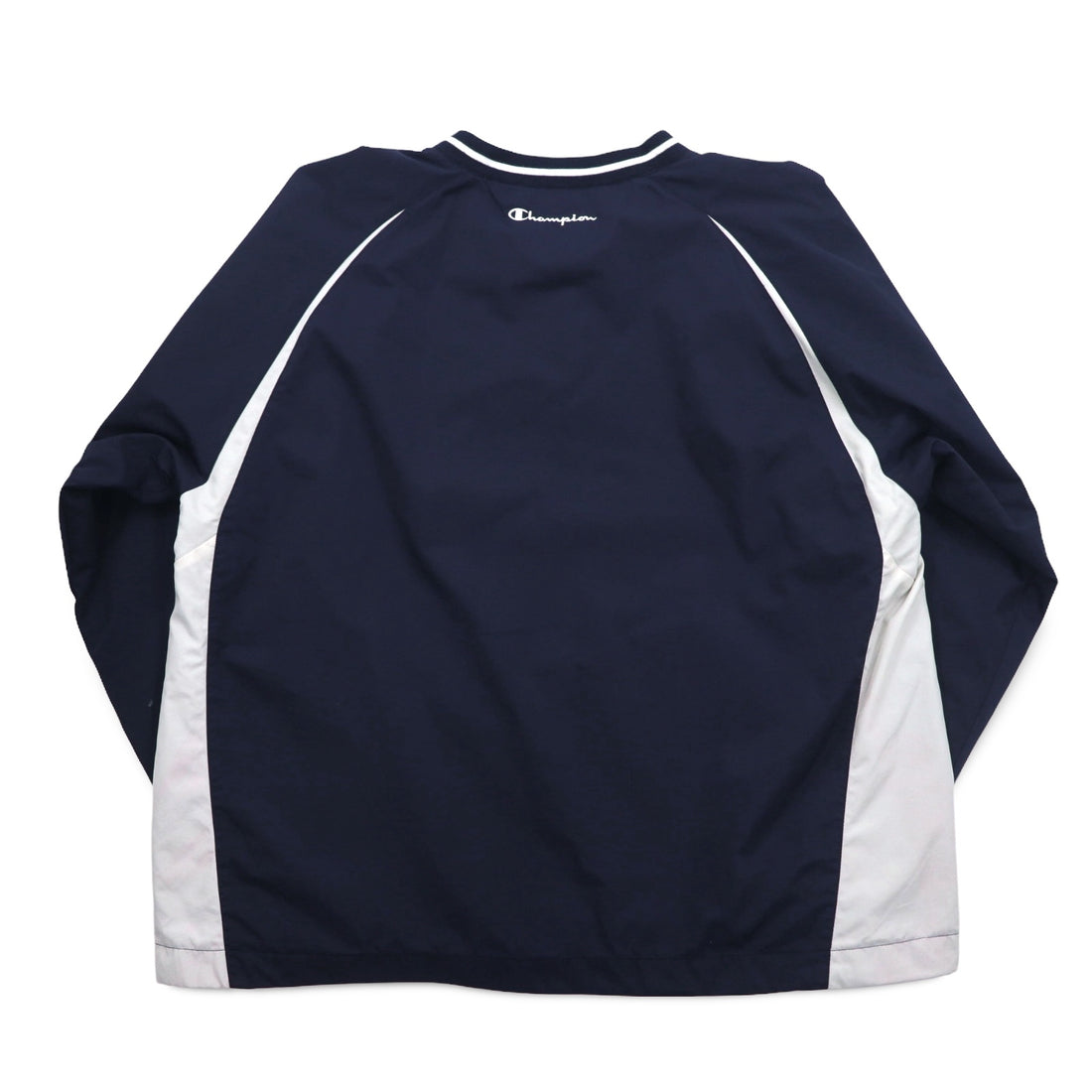Champion 90s Ribline Piste Pullover Nylon Jacket XL Navy Nylon