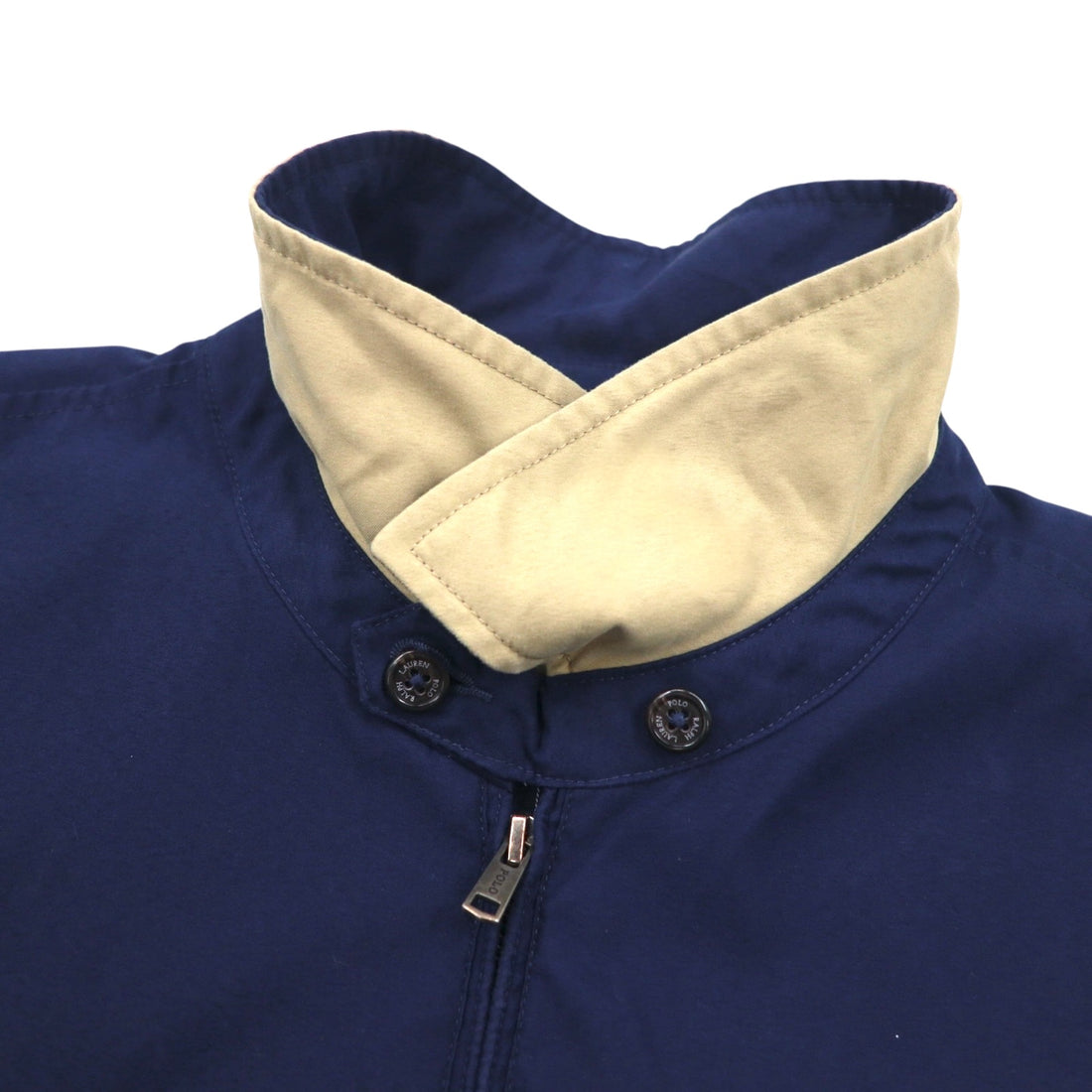Polo Ralph Lauren Harrington Swing Jacket, Size 2XL, Navy, Check Lining, Small Pony Embroidery, Chin Strap, Oversized