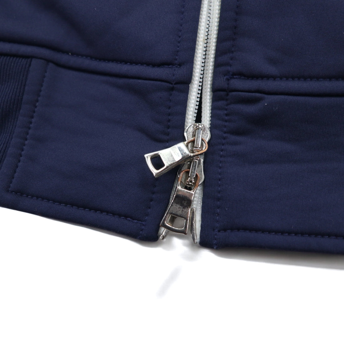 Polo by Ralph Lauren ビッグポニー トラックジャケット ジャージ M ネイビー トリコロール ダブルジップ