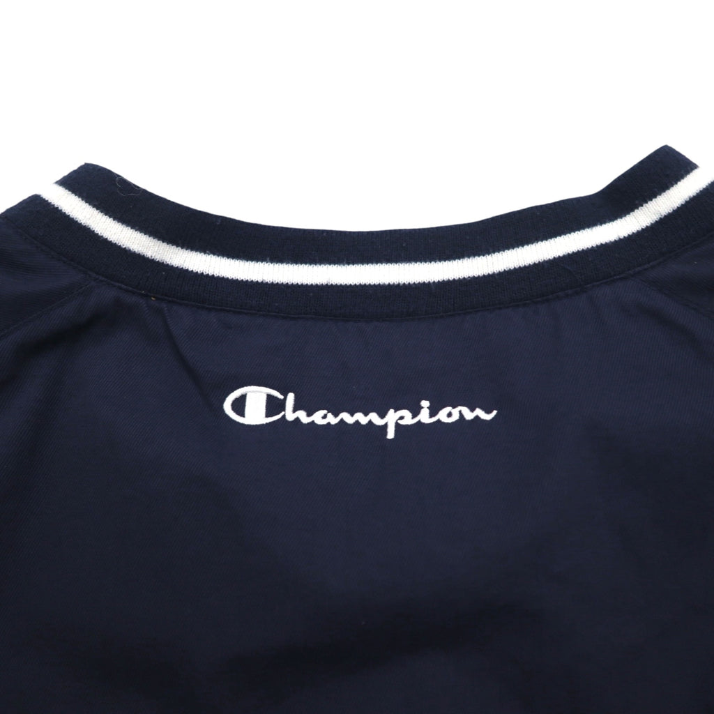 Champion 90s Ribline Piste Pullover Nylon Jacket XL Navy Nylon