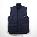 Polo Ralph Lauren Military Quilted Vest, Navy, Padded, Talon Zip, Chin Strap, Zip-Up Closure, Snap Buttons
