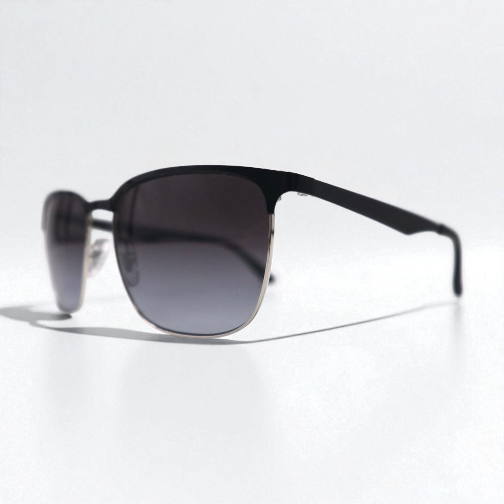 Ray-Ban Square Sunglasses with Polarized Gradient Lenses, Active, RB3569, 9004/8G, 59-17, 145mm, 3N