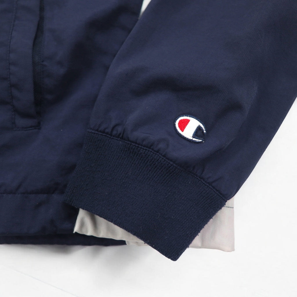 Champion 90s Ribline Piste Pullover Nylon Jacket XL Navy Nylon