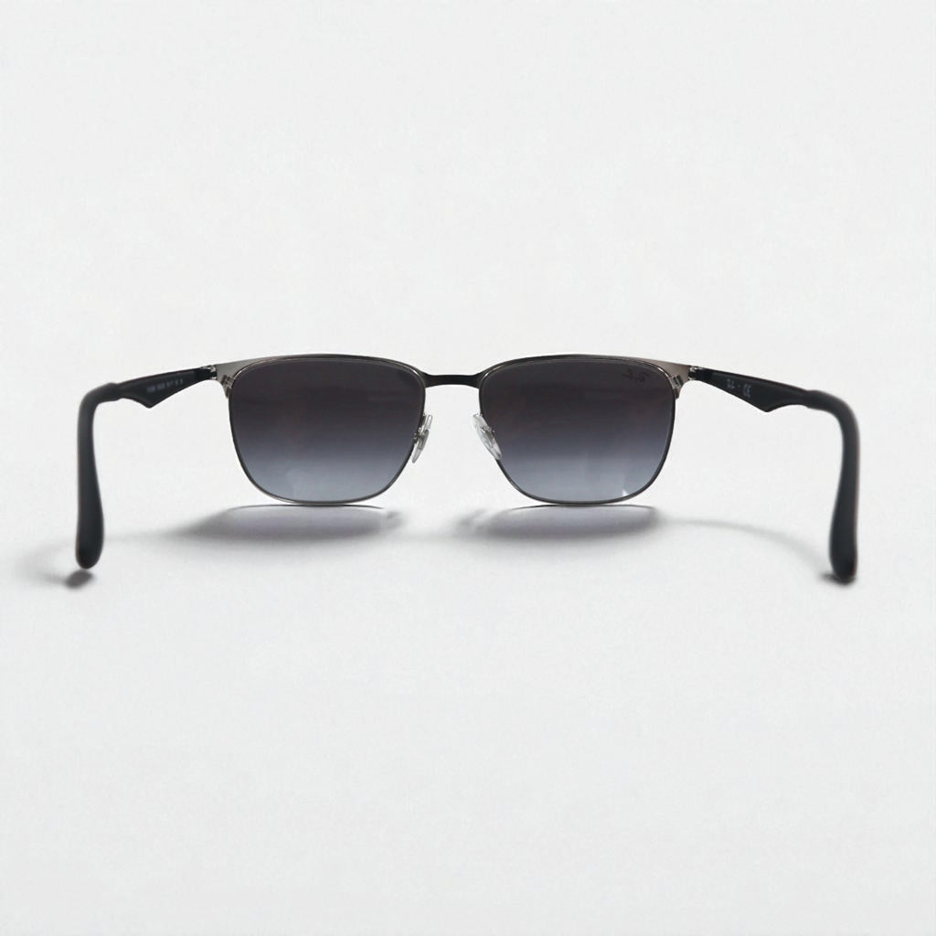 Ray-Ban Square Sunglasses with Polarized Gradient Lenses, Active, RB3569, 9004/8G, 59-17, 145mm, 3N