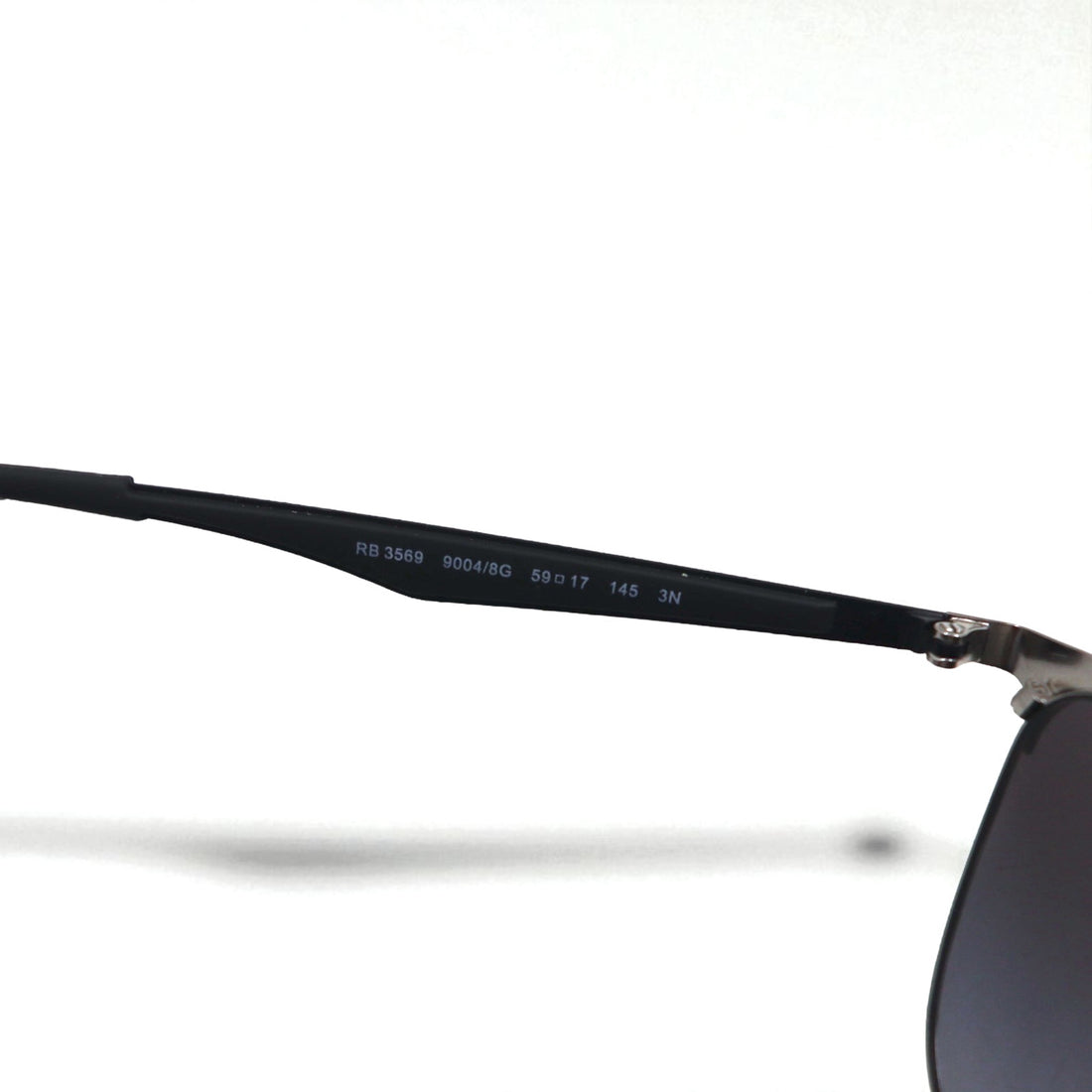 Ray-Ban Square Sunglasses with Polarized Gradient Lenses, Active, RB3569, 9004/8G, 59-17, 145mm, 3N