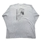 USA製 90年代 FRUIT OF THE LOOM ロングスリーブTシャツ ロンT XXL グレー PORKER RUN ビッグサイズ