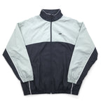 Reebok 00s Track Jacket Jersey XL Grey Mesh Liner One Point Logo