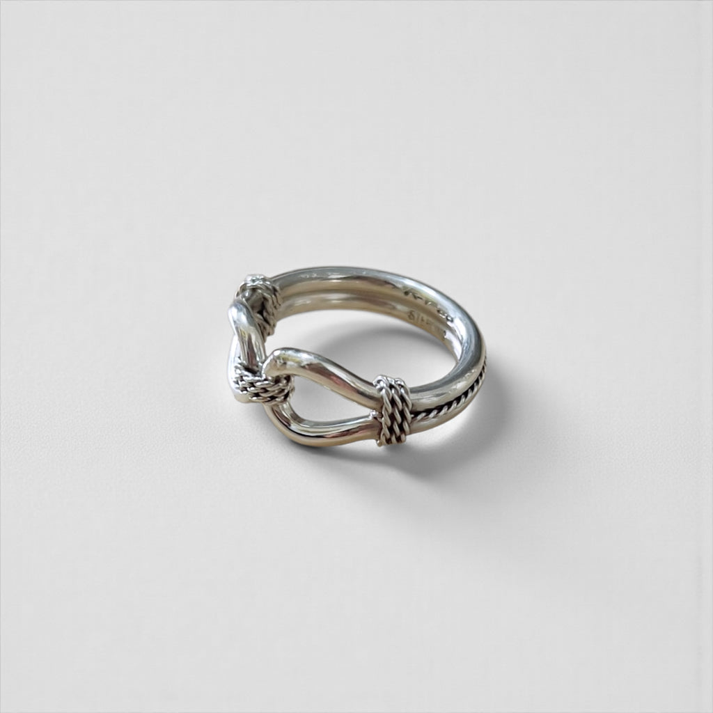 STEVE ARVISO Navajo Indian Jewelry Ring, Size 24, Silver 925, Horse Whisperer, Tack