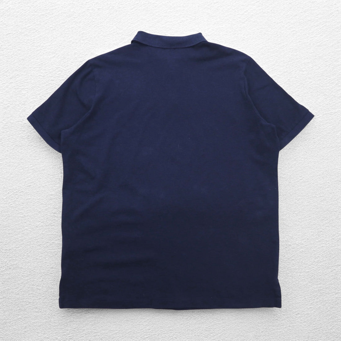POLO RALPH LAUREN クラシックフィット ストレッチ メッシュ ハーフジップ ポロシャツ L ネイビー コットン スモールポニー刺繍