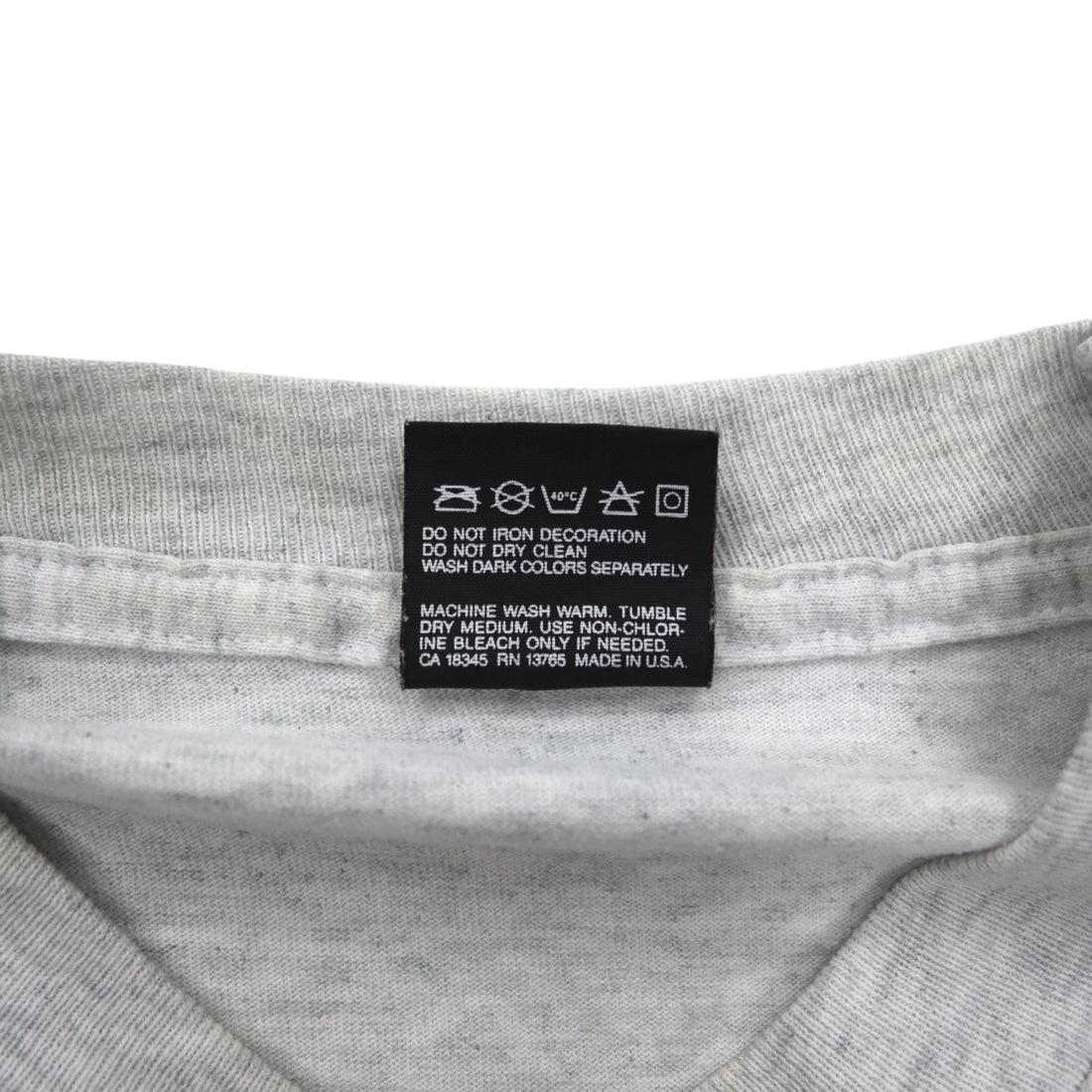 USA製 90年代 FRUIT OF THE LOOM ロングスリーブTシャツ ロンT XXL グレー PORKER RUN ビッグサイズ