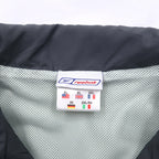 Reebok 00s Track Jacket Jersey XL Grey Mesh Liner One Point Logo