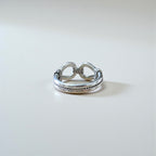 STEVE ARVISO Navajo Indian Jewelry Ring, Size 24, Silver 925, Horse Whisperer, Tack