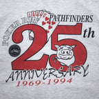 USA製 90年代 FRUIT OF THE LOOM ロングスリーブTシャツ ロンT XXL グレー PORKER RUN ビッグサイズ