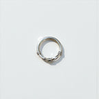 STEVE ARVISO Navajo Indian Jewelry Ring, Size 24, Silver 925, Horse Whisperer, Tack