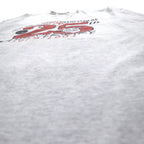 USA製 90年代 FRUIT OF THE LOOM ロングスリーブTシャツ ロンT XXL グレー PORKER RUN ビッグサイズ