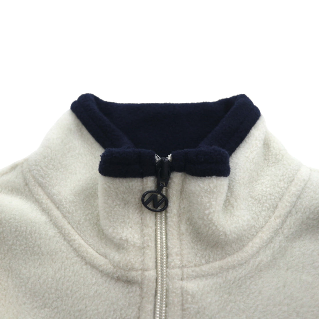 NAUTICA 90s Half Zip Fleece Jacket M White Jeans Company