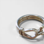 STEVE ARVISO Navajo Indian Jewelry Ring, Size 24, Silver 925, Horse Whisperer, Tack