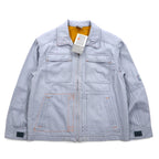 NIKE 00s ​​Work Jacket Zip-up Jacket L Blue Cotton Unused